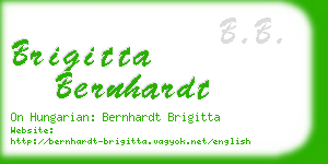 brigitta bernhardt business card